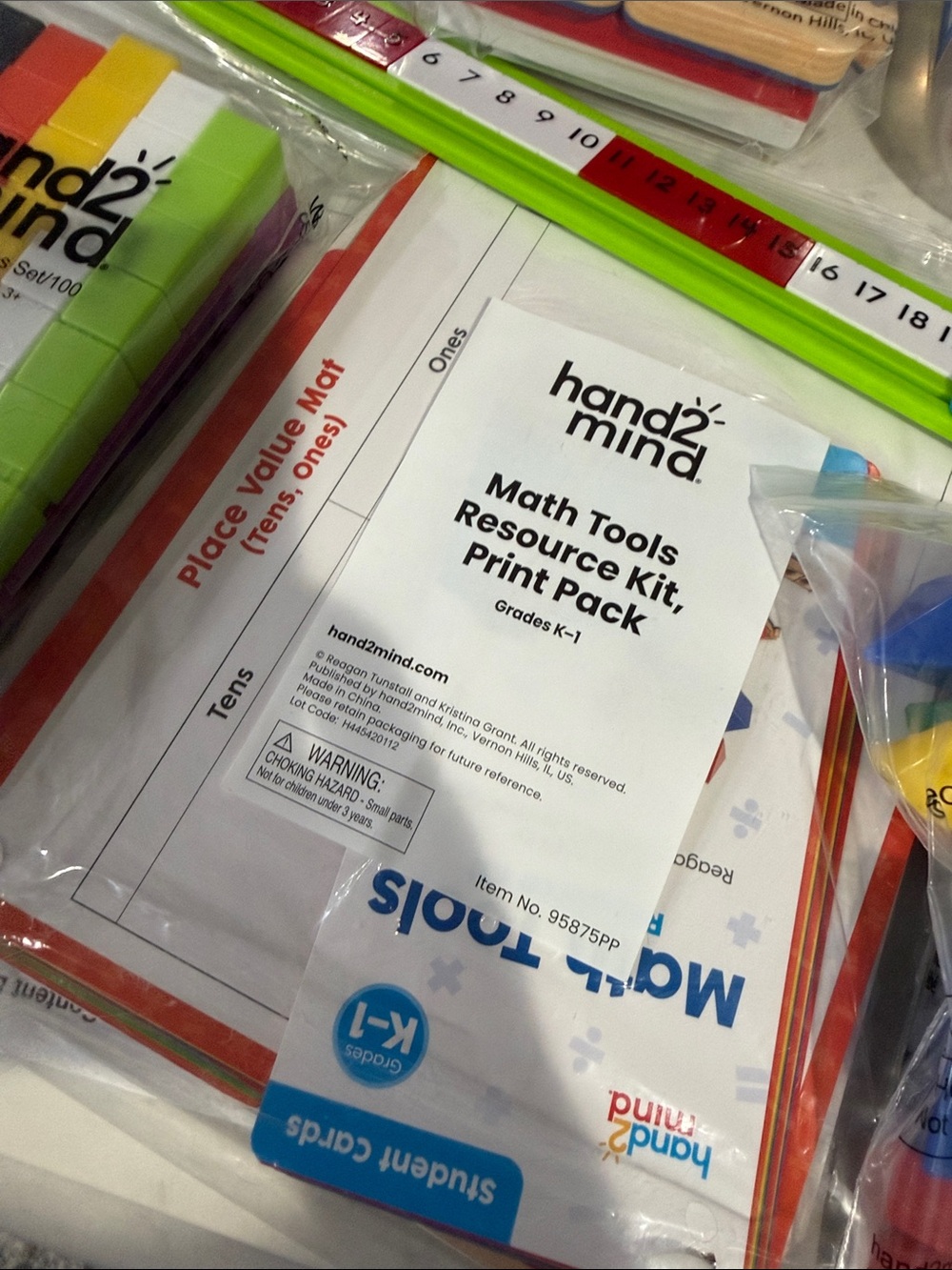 Hand 2 Mind Math Tools Set for Kids - Multi-Color - Picture 6 of 6